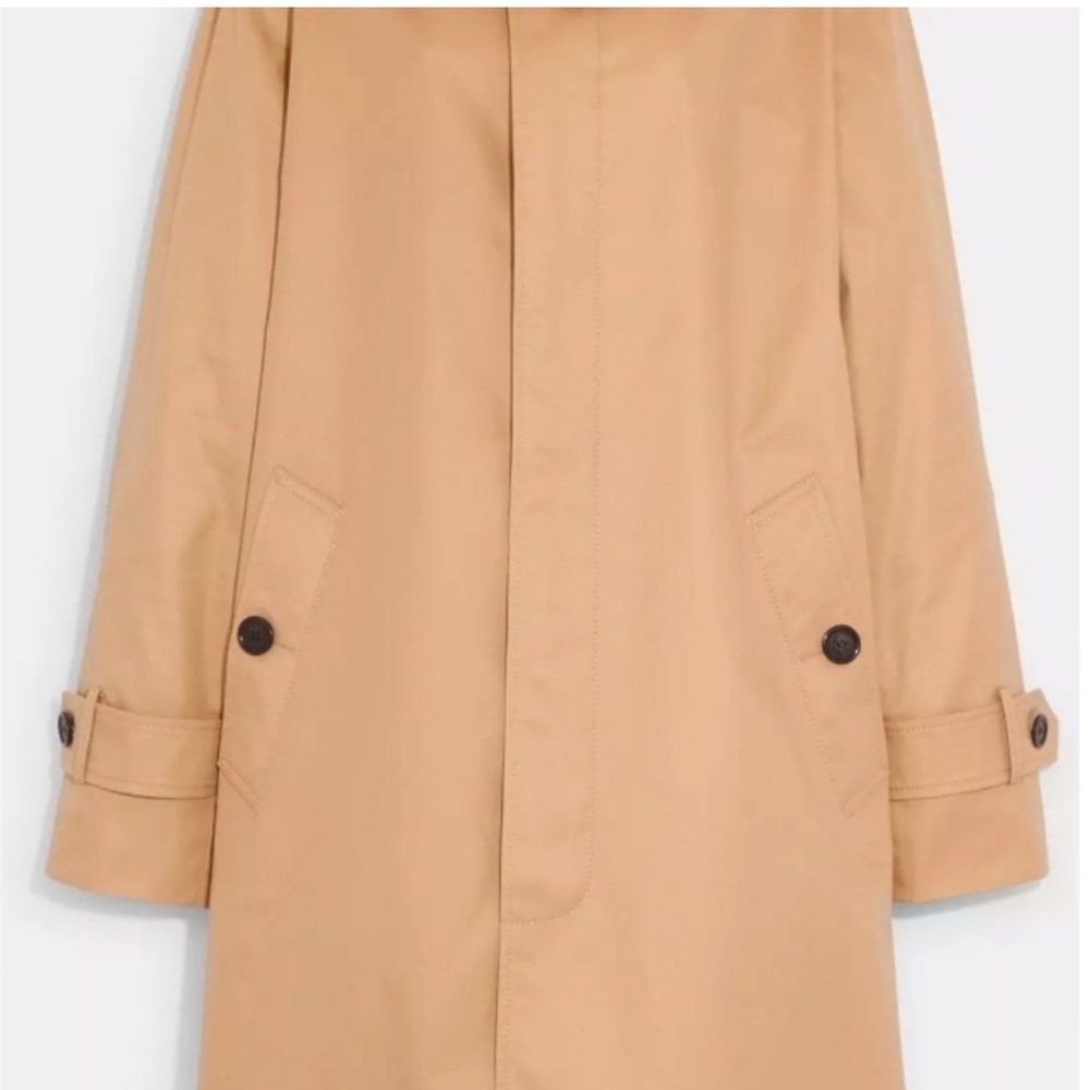 NEW! Coach MAC Trench Coat Size Medium - Picture 4 of 5